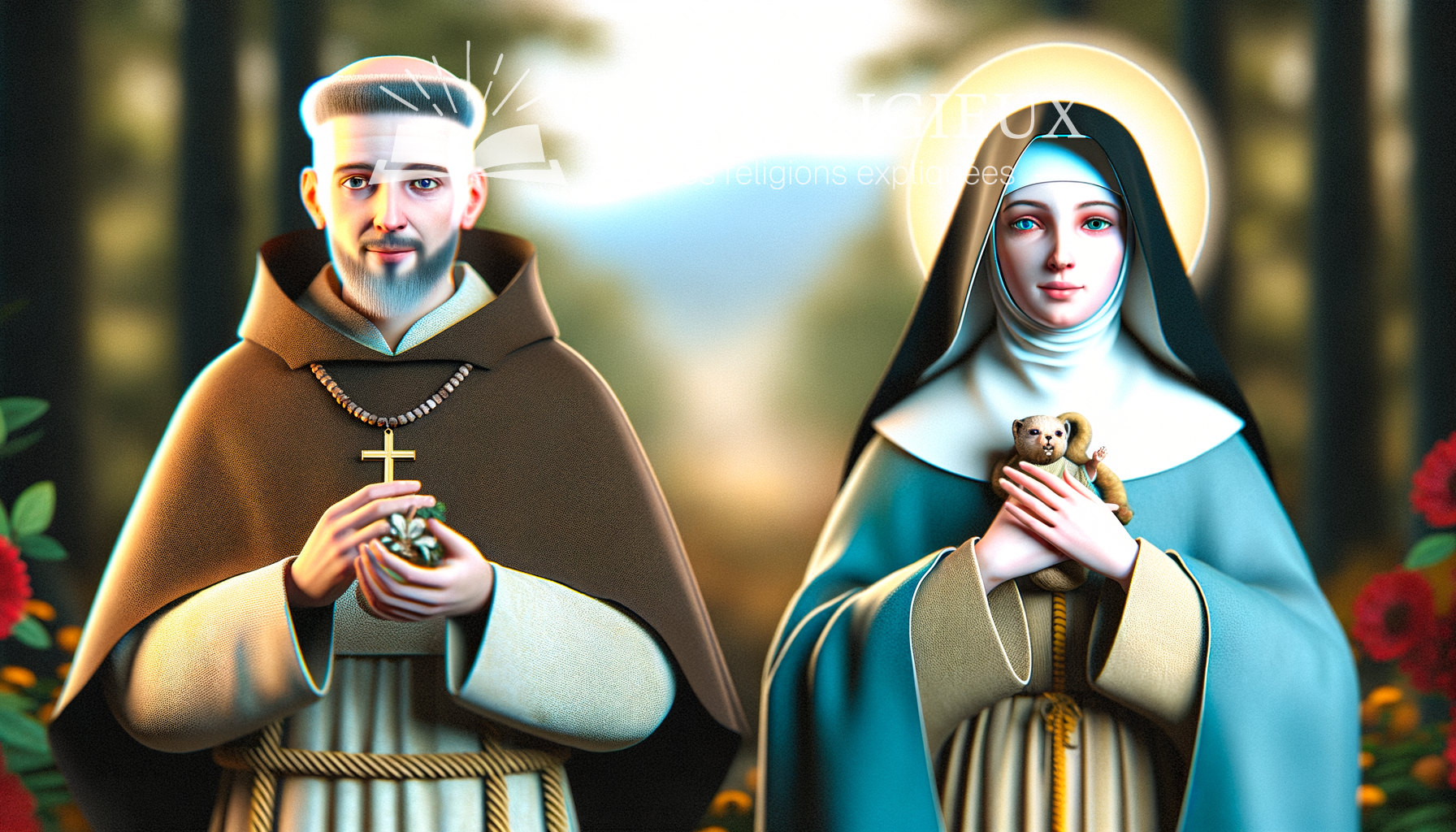 Sainte Jeanne de Chantal et Saint François de Sales