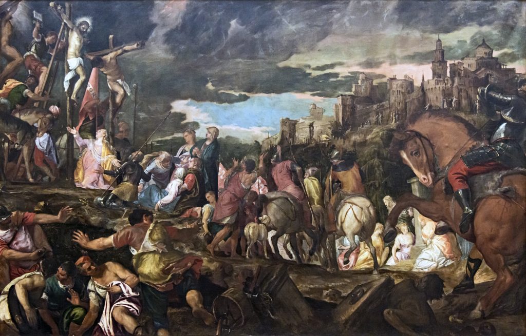 La Crucifixion du Christ peinte par Véronèse