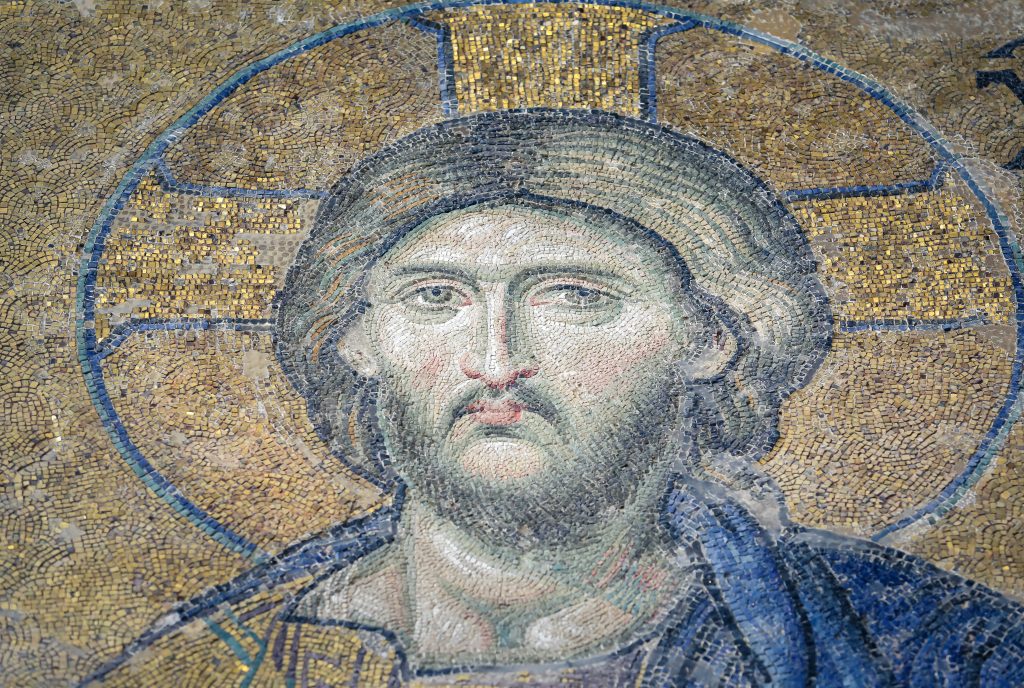 Mosaïque du Christ Pantocrator à Sainte-Sophie de Constantinople