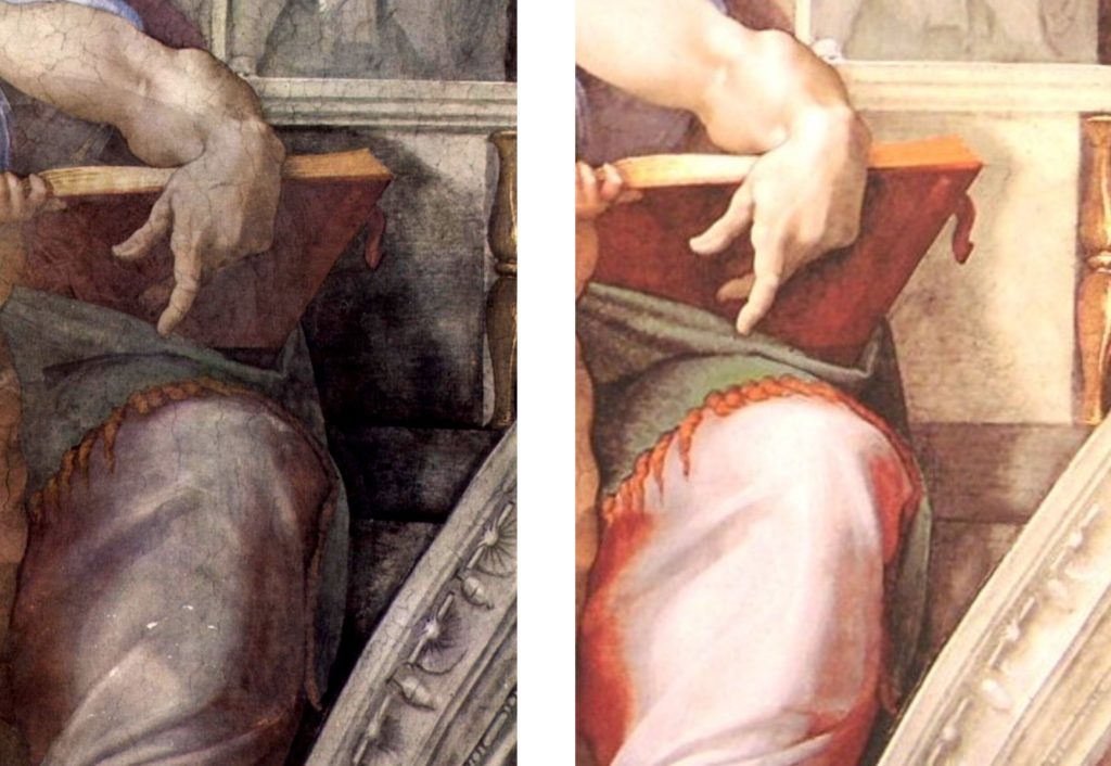 Le prophète Daniel par Michel-Ange, voûte de la chapelle Sixtine