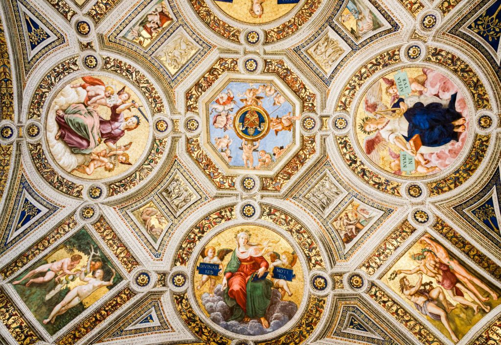 Plafond à fresques Renaissance au Vatican