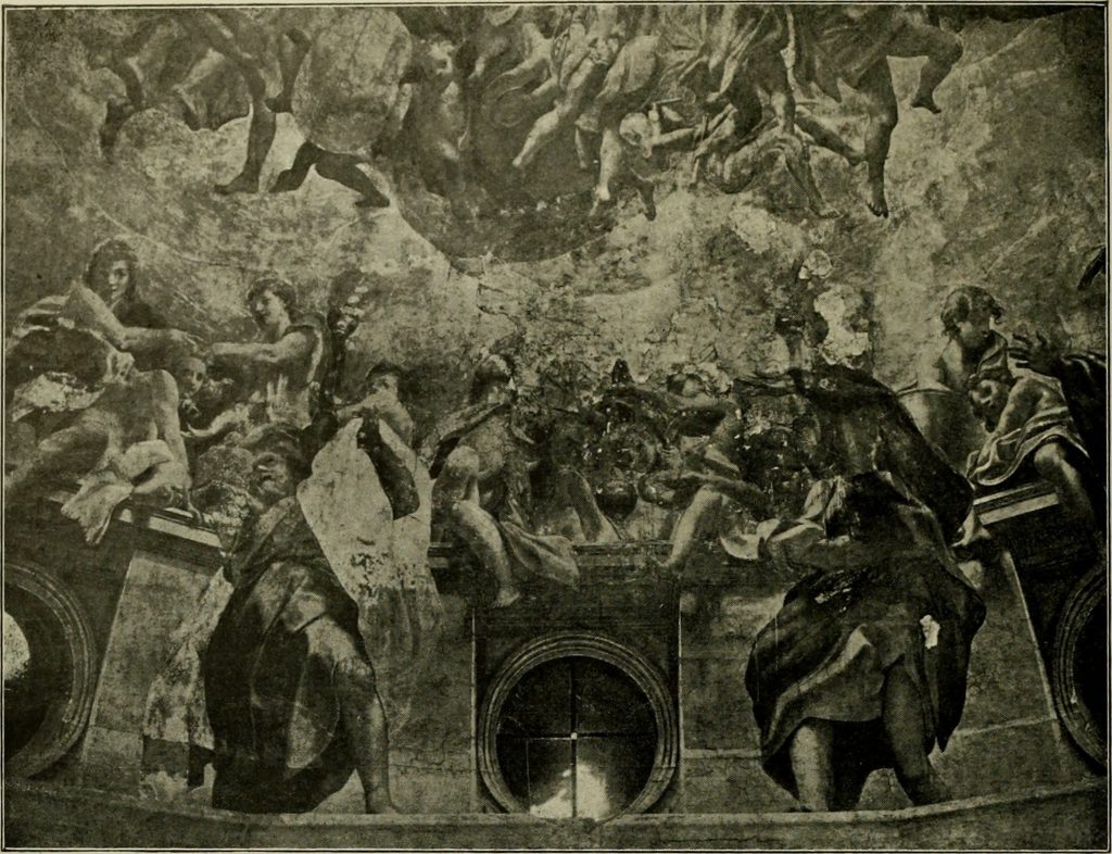 Illustration ancienne d'après une Assomption de Corrège