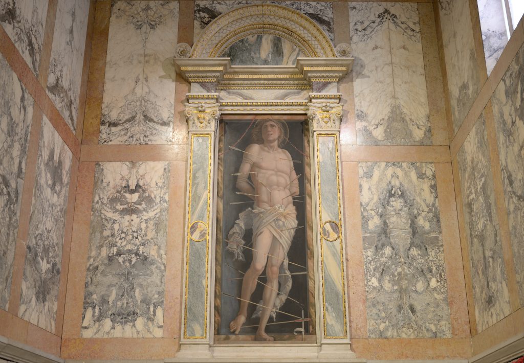 Saint Sébastien, peinture de la Renaissance par Andrea Mantegna