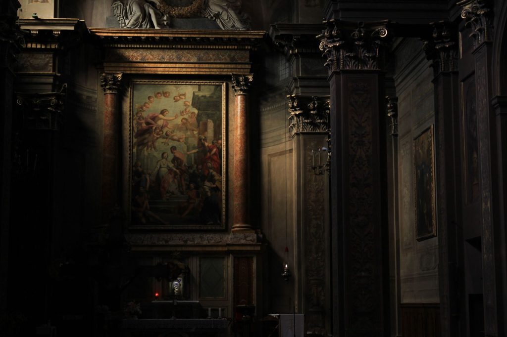 Intérieur d’une église à Bologne