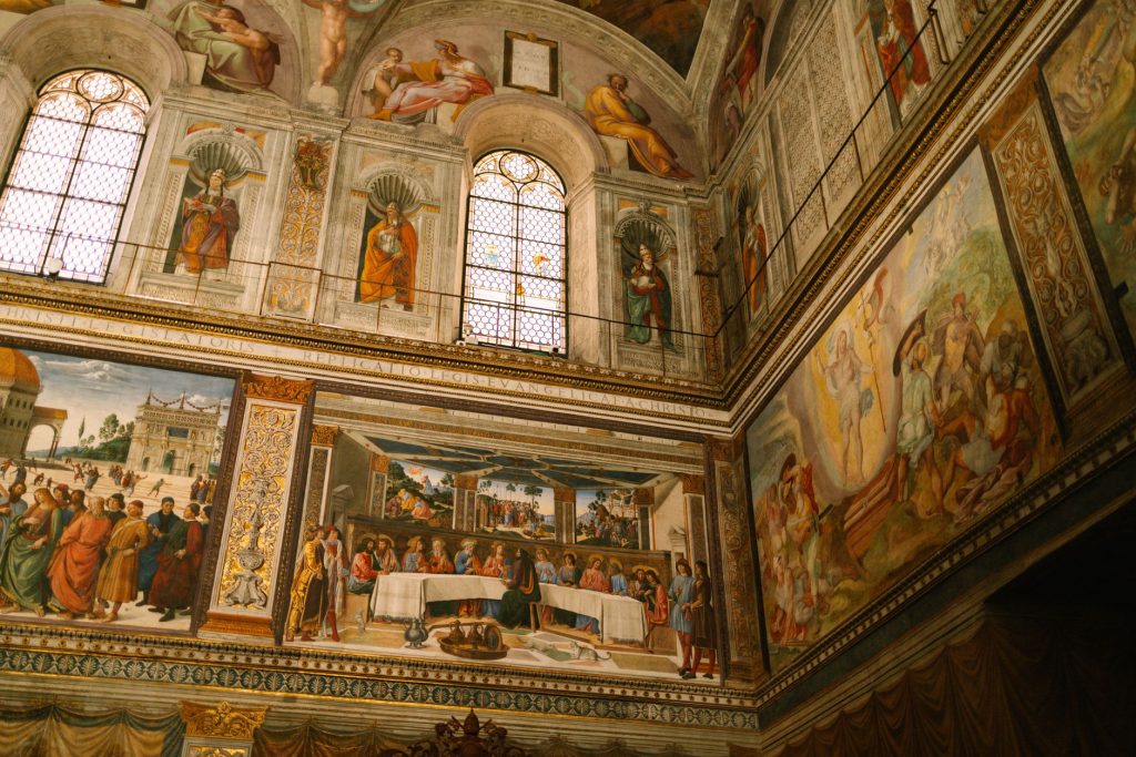 Fresques de la chapelle Sixtine au Vatican